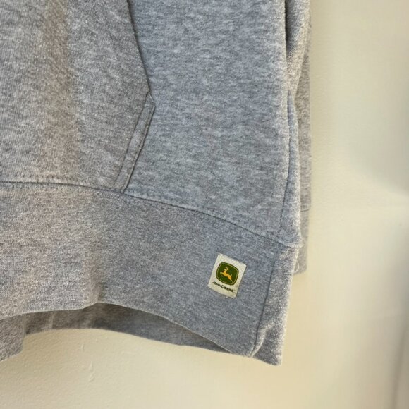 John Deere Watercolor Chicken Gray Sweatshirt Women's Large - Picture 3 of 8